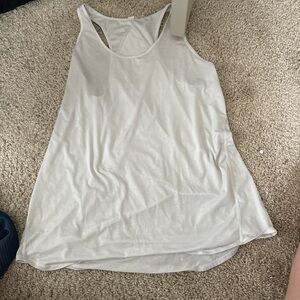 White Sleeveless Top